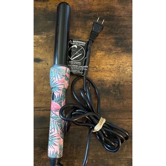 Foxy Bae Flamingo Hot Tropic 32mm Curling Wand - Instant Heat Curling Iron - Picture 5 of 5
